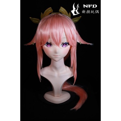 (NFD031)Customize Handmade Crossdress Full Head Female/Girl Resin Japanese Cartoon Character Animego Cosplay Kigurumi Mask